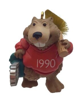 Hallmark 1990 “Happy Woodcutter” Christmas Ornament